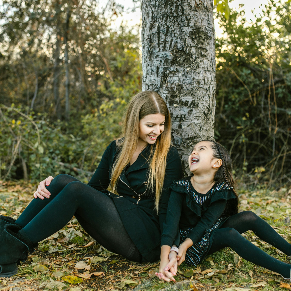 Gentle vs. Authoritarian, a mother enjoying time with her daughter